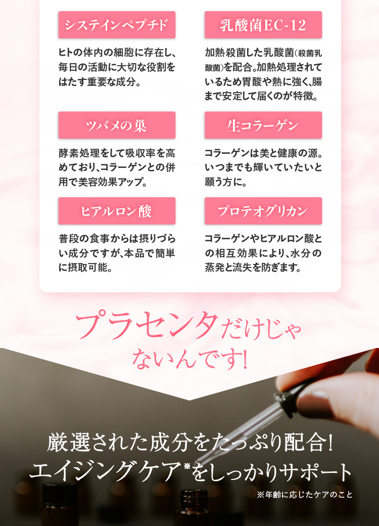 厳選された成分をたっぷり配合